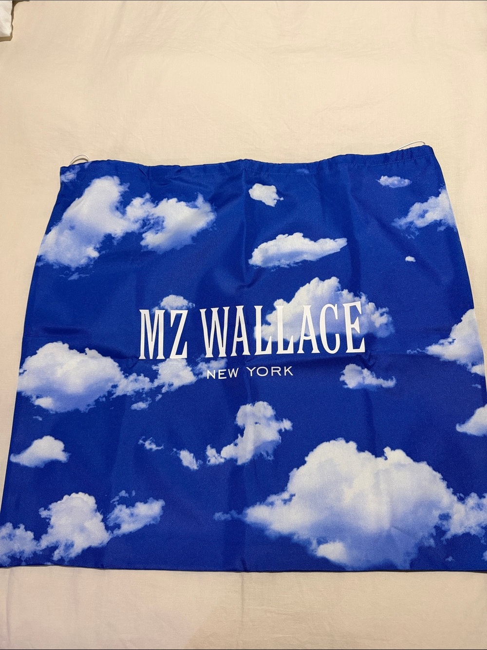MZ Wallace Royal Blue Cloud Print dust bag
